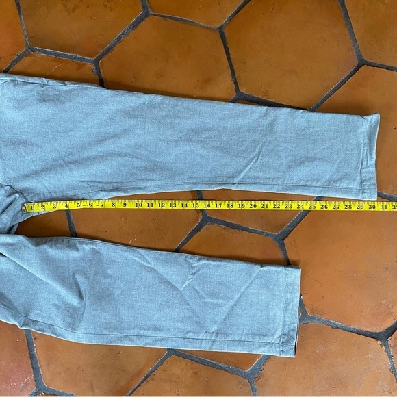 Ted Baker London Mens 34R Gray Khaki Cotton Blend Modern Pants - Picture 7 of 7